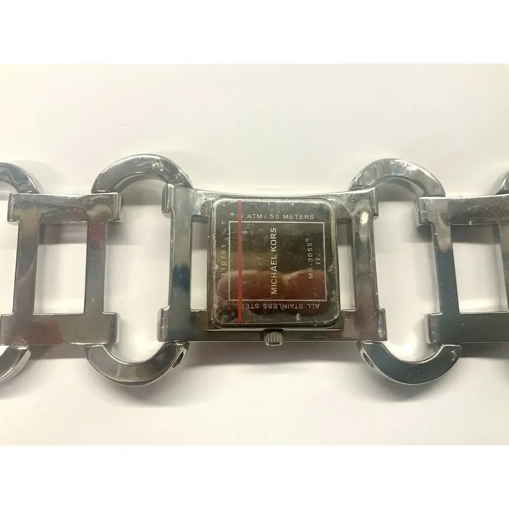 Michael Kors women’s crystal pavé chain-link bracelet watch MK3055